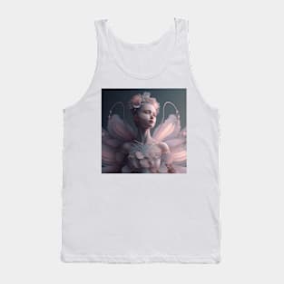 Portrait in Pastel Colors of A Fractal Ballerina Tank Top